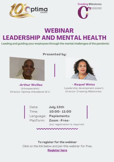 Free webinar Leadership and mental health (Papiamentu)